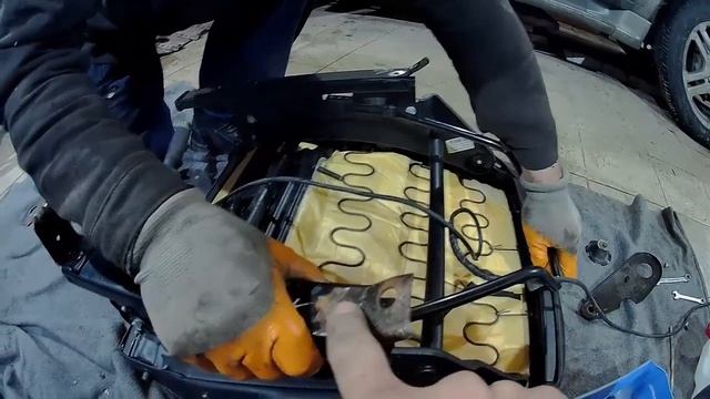 Шевролет Нива, ремонт передних сидений #автосервисволгоград#быстрыйремонтавто