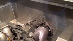 Фиксация в трех положениях заслонки реверса водомета JBP 200