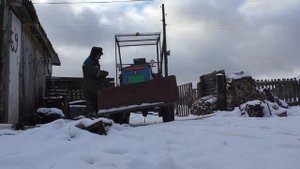 Сделал Панорамную крышу для минитрактора {навес}