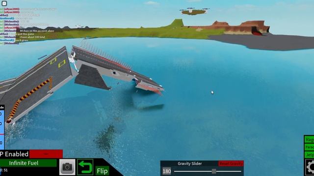 USS Gerald R. Ford [Roblox Plane Crazy] смотреть онлайн