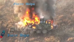 Под Работино уничтожен американский БТР Stryker