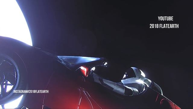 BUSTED: Starman SpaceX  Live / Bubbles /Particles in Space /Green Screen Fake Space/  #2018Flateart