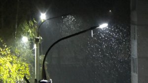 Снегопад в ночь с 27 на 28 октября в городе Вязники