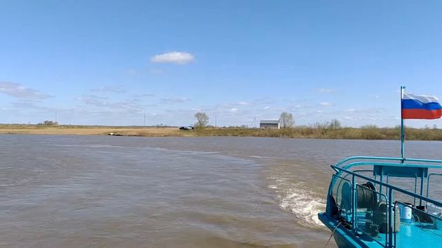 Переправа Башкирия Татария Граница Паром Река Белая