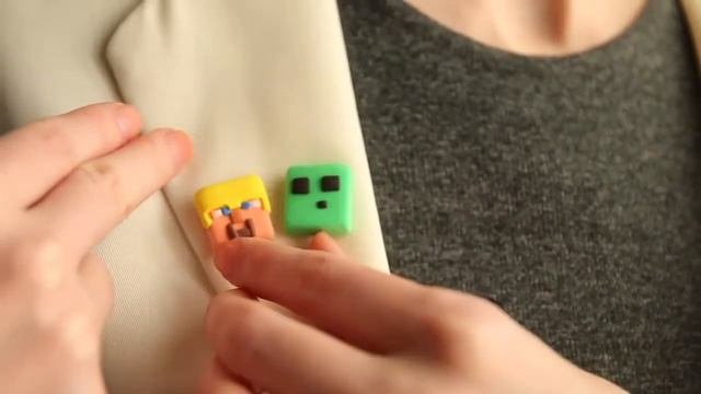 МАЙНКРАФТ МОБЫ DIY КАНЦЕЛЯРИЯ КАК СДЕЛАТЬ ЗНАЧКИ БРЕЛКИ СВОИМИ РУКАМИ MINECRAFT ЛЕГКИЙ ПЛАСТИЛИН