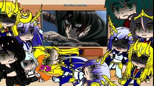 Female Kaijus react to AOT Levi Ackerman vs Beast Titan.