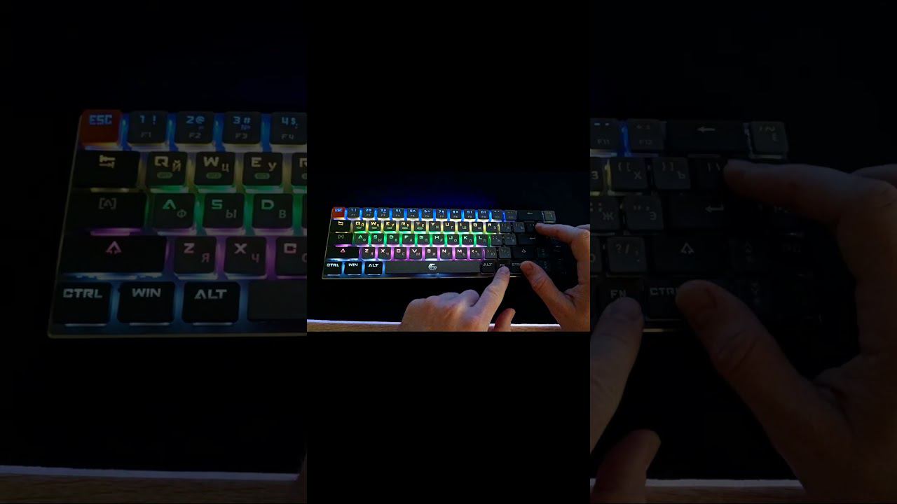 Игровая Механическая клавиатура Gembird KBW-7