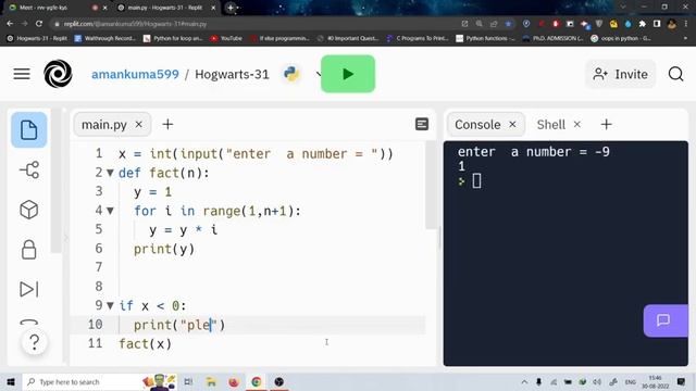 Recursion in python || how to use recursion || factorial using recursion смотреть онлайн
