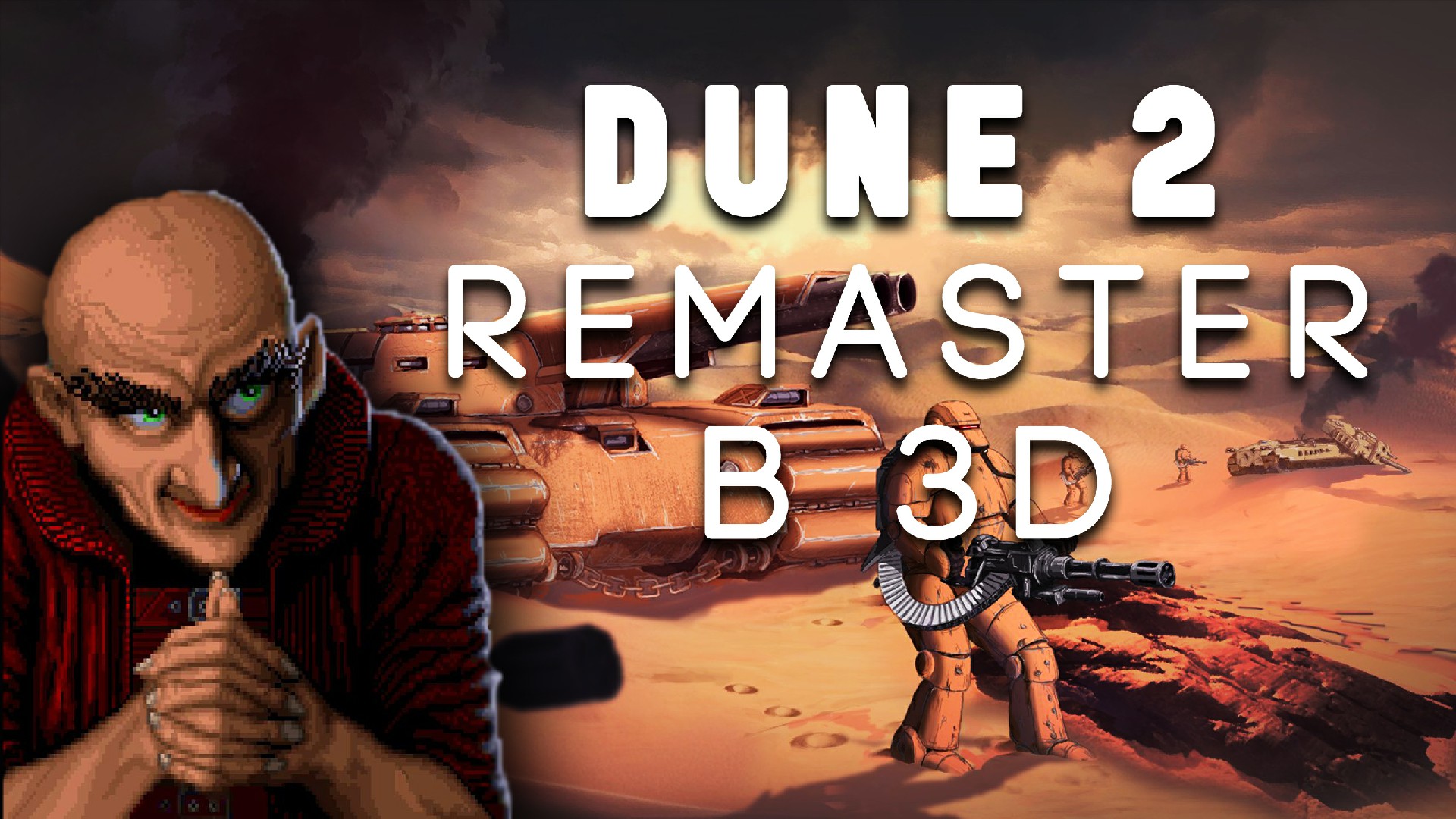 Dune 2 remaster в 3D. Обновлённая сборка проекта, ремастера оригинальной сеговской Дюны!