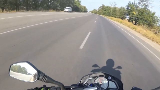 Максимальная скорость на bajaj pulsar ns 200 по gps\max speed смотреть онлайн