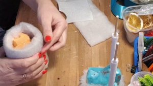 Гном девочка на ножках 40 см.