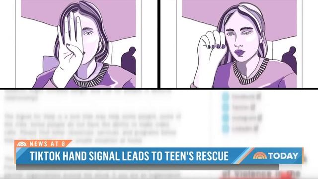 Kidnapped Girl Rescued After Using TikTok Hand Gesture To Signal For Help смотреть онлайн