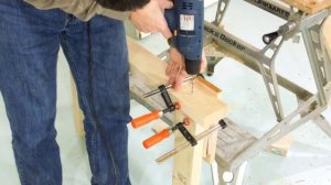 Simple sturdy workbench build