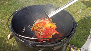 Фахитос со свининой в казане. Острая мексиканская кухня.