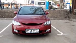 Автоматическое складывание зеркал Honda Civic 4D