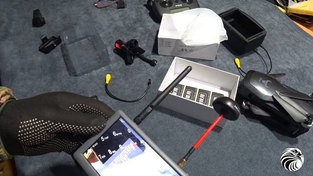 Обзор на FPV монитор Hawk eye смотреть онлайн