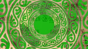 Tatar pattern Green Screen Free Download (Татарский узор орнамент футаж скачать бесплатно)