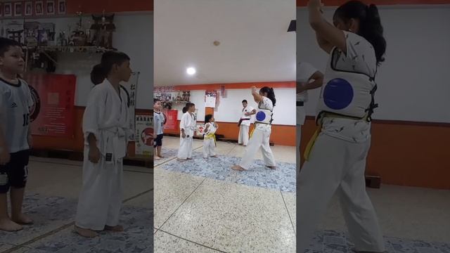 practicing kick of karate #karate #dojo #losguayos #venezuela #karatedo #kobudo #jiujitsu #aikido