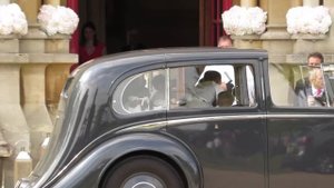Geri Halliwell And Christian Horner's Wedding At St Mary's Church Woburn