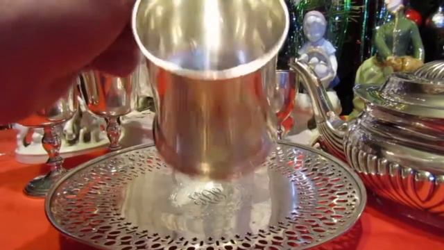 Серебряная кружка  старинная