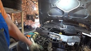Съёмная рамка радиатора на Шевроле Нива