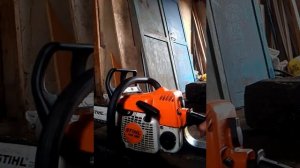 Как завести пилу STIHL