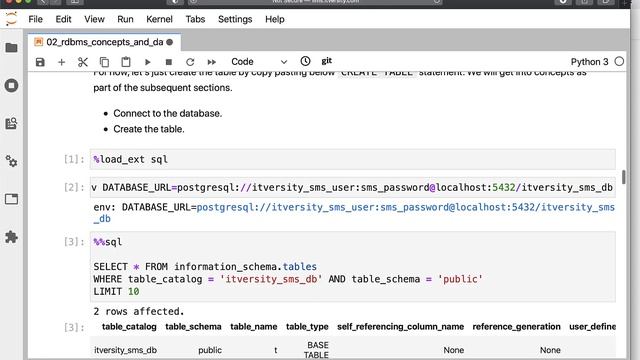Mastering SQL - Postgresql - DML or CRUD Operations- Creating Table