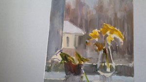 Весна. Живопись маслом