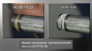 LOCTITE 55 - Использование герметизирующей силиконовой нити