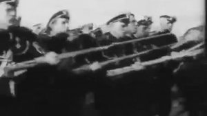 'Конармейский марш  По военной дороге шёл в борьбе и тревоге'    Кинохроника