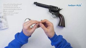 Пневматический револьвер Umarex Colt SAA .45-5,5 antik finish пулевой 4,5 мм (5.8320)