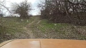 Подъем груженым в гору. ВАЗ 2102.
