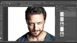 Обработка мужского портрета в Фотошоп. Эпично-киношный портрет