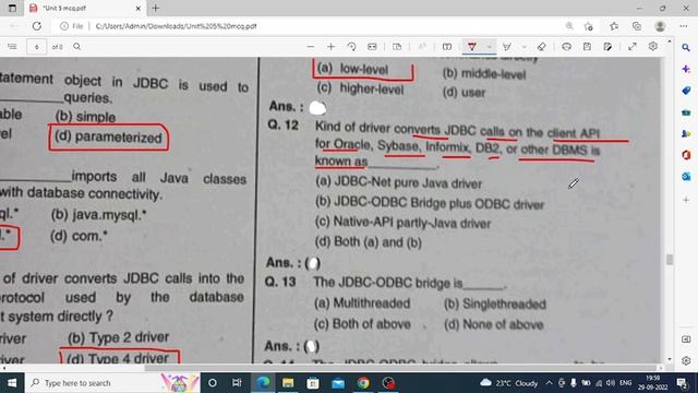 AJP | Lecture-36 | MCQs on Unit-5 | Advanced Java 22517 |MSBTE смотреть онлайн