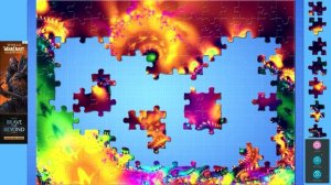 Solving Magic Jigsaw Puzzles 64 (140 pcs) Fractals