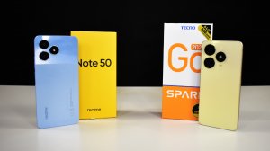 Какой смартфон выбрать в 2024 году? Tecno Spark GO 2024 или Realme Note 50