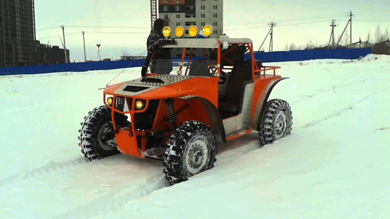 Самодельное багги. Зима. смотреть онлайн