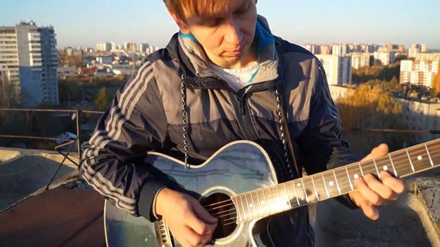 Авторская песня под гитару "Зима" смотреть онлайн