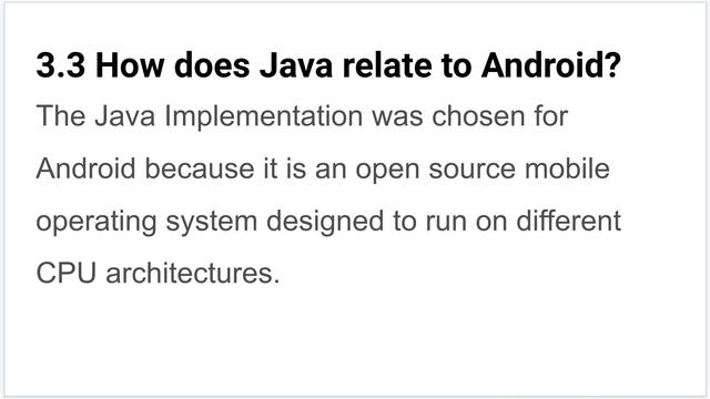 3. Java Introduction