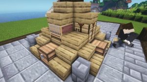 Minecraft - Aesthetic Crafting Area Tutorial