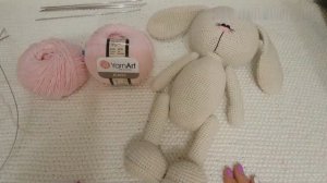 Вязание спицами - Свитер для зайки в стиле Тильда.