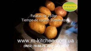Приготовление печеного картофеля в Josper flv converted