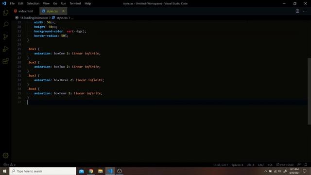 Make a Loading Animation using HTML and CSS | No JavaScript | CSS Tips & Tricks
