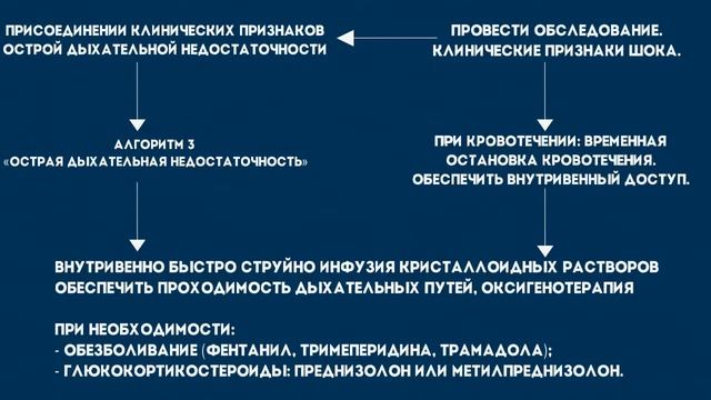 Алгоритм №5. Гиповолемический шок