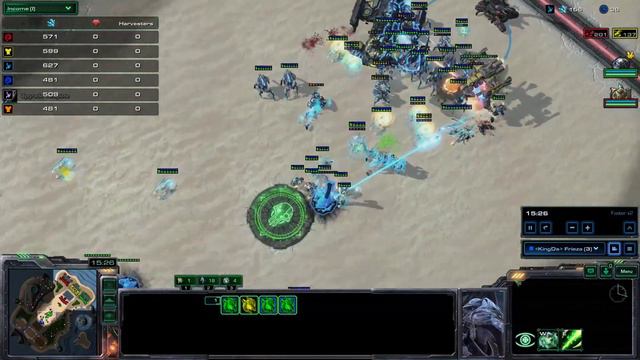 Vorazun 3v3, c96 Direct Strike - Commanders SC2 смотреть онлайн