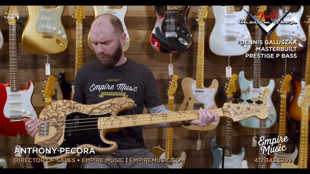 Fender Custom Shop Dennis Galuszka Masterbuilt Prestige Precision Bass - EMPIRE MUSIC смотреть онлайн