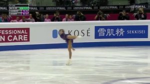 Алена Косторная Произвольная программа Женщины Финал Гран при по фигурному катанию 19 20
