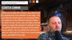 Watch This Before You Play The Artillerist | Tasha's Cauldron of Everything Artificer Subclass
