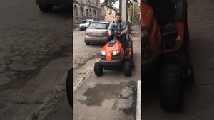 Запуск минитрактора Husqvarna TС 38