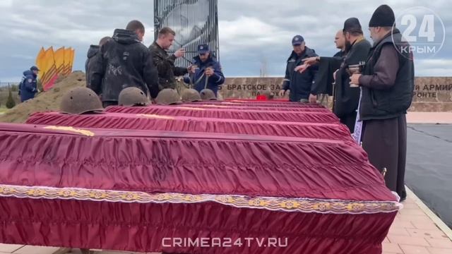 В Кировском районе перезахоронили останки 68 воинов Великой Отечественной войны